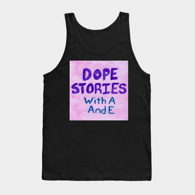 Dope Stories Podcast Purple wc logo Tank Top by Dope Stories